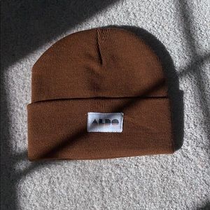 brown aldo beanie